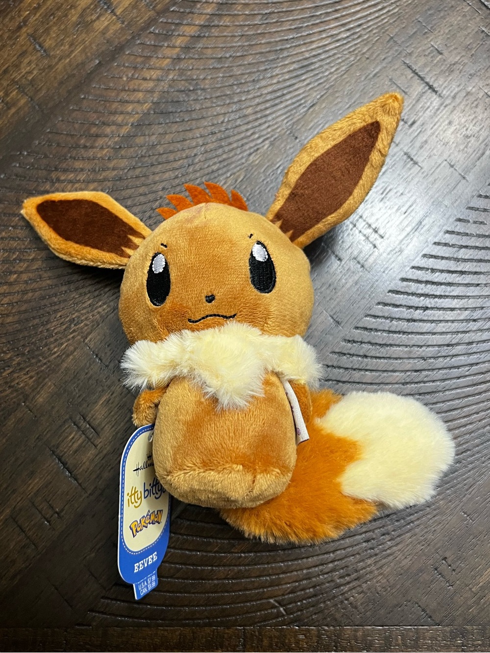 Hallmark Itty Bittys 2021 EEVEE the Pokemon Nintendo Plush Stuffed Toy NWT